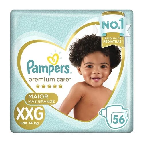 Pañales Pampers Premiun Care XXG x 56 un