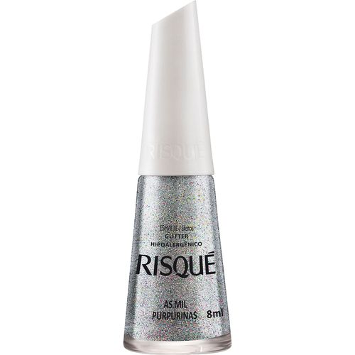 Esmalte para Uñas Risqué Cremoso As Mil Purpurinas 680 x 8 ml