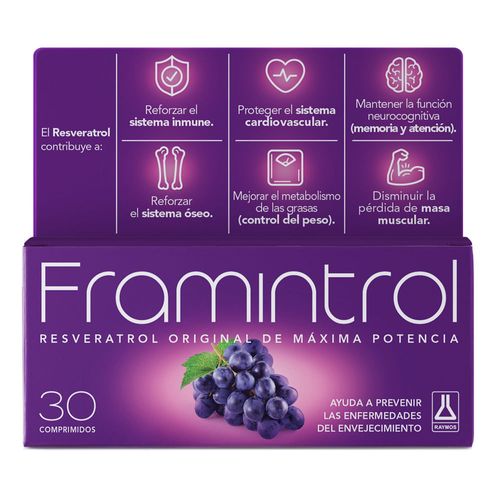 Suplemento Dietario Framintrol x 30 comprimidos