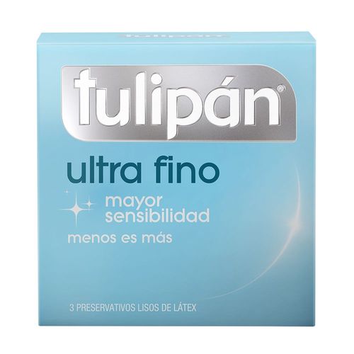 Preservativo Tulipán Ultra Fino x 3 un