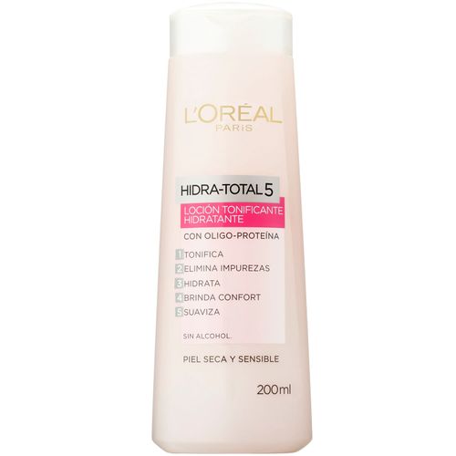 Loción Facial L'Oreal París Tonificante Piel Seca x 200 ml