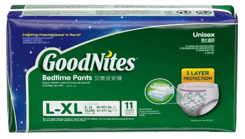 panalparachicosgoodnitesxlx11unidades