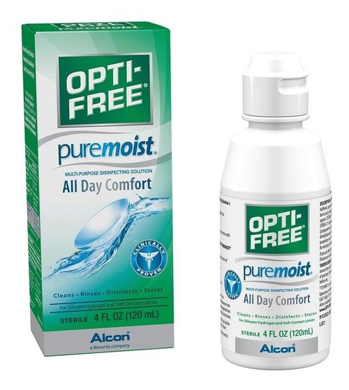 Solución Multipropósito Opti Free Puremoist x 120 ml