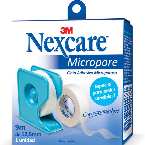 Cinta Adhesiva Nexcare Micropore 12 mm x 9 m