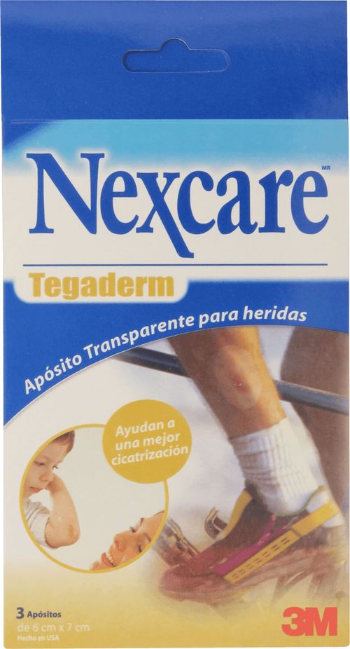 Aposito Tegaderm Nexcare 6cm x 7cm x 3 Un