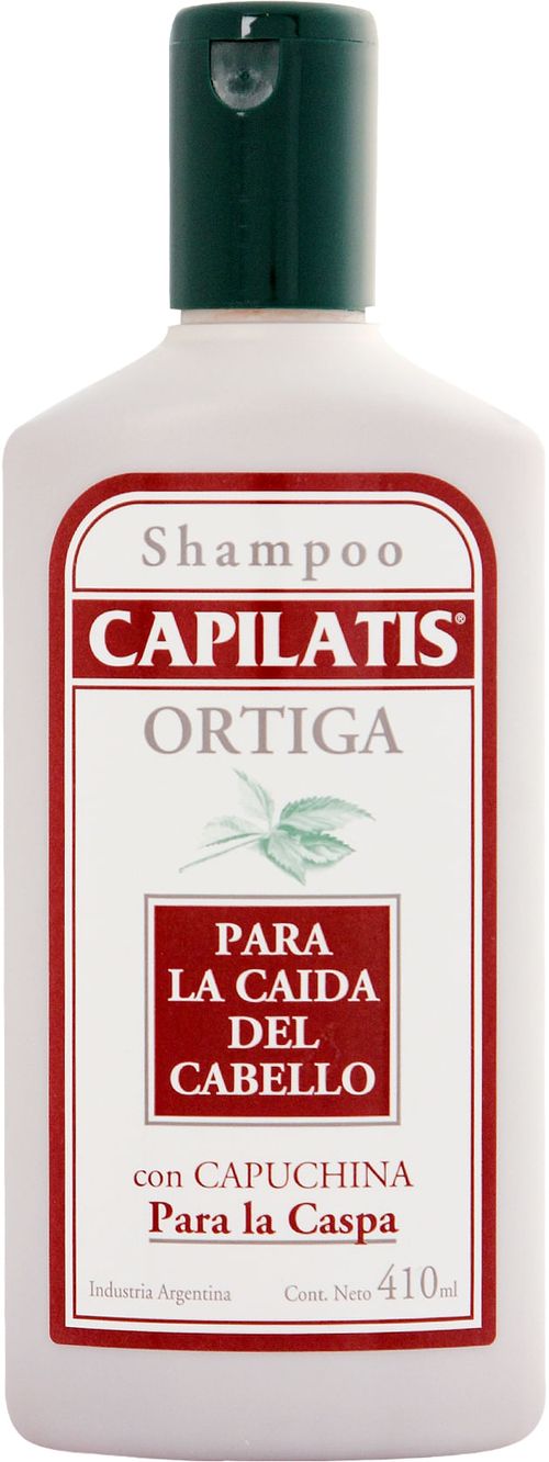 Shampoo Capilatis Ortiga con Capuchina para Caida Cabello con Caspa x 410 ml