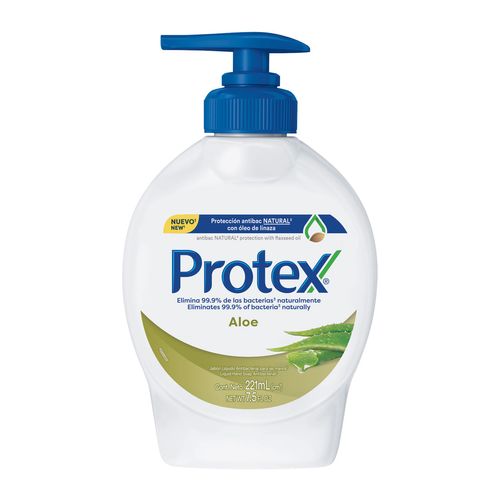 Jabón Líquido Protex Aloe para Manos x 221 ml