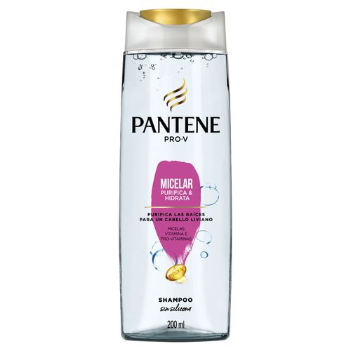 Shampoo Pantene Max Pro-V Micellar Purifica & Hidrata x 200 ml