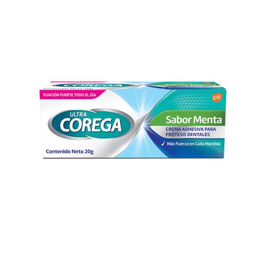 Pasta Dental Adhesiva Ultra Corega Menta x 20 g