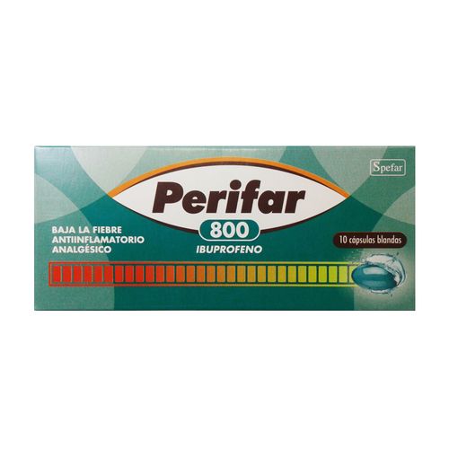 Perifar 800 mg x 10 Cápsulas Blandas