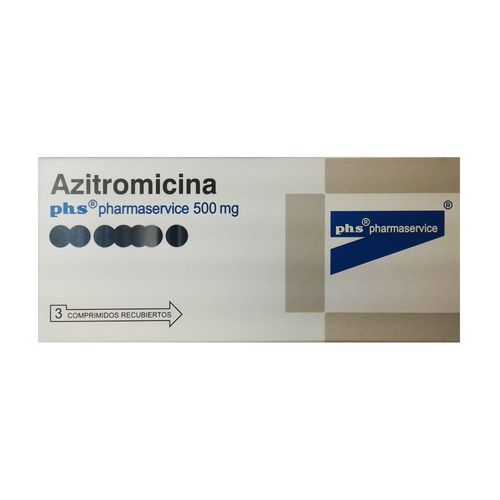 Azitromicina Phs Blister 500 mg x 3 Comprimidos