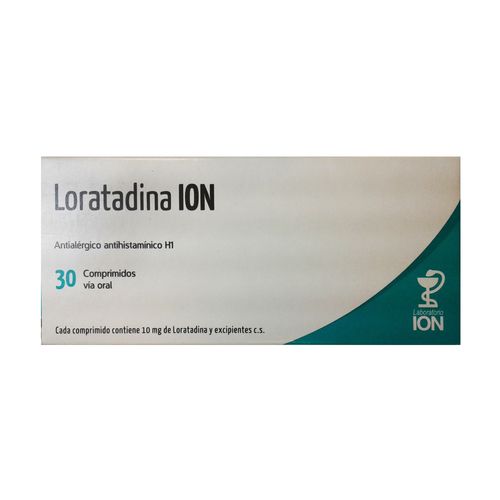 Loratadina Ion 10 mg x 30 Comprimidos