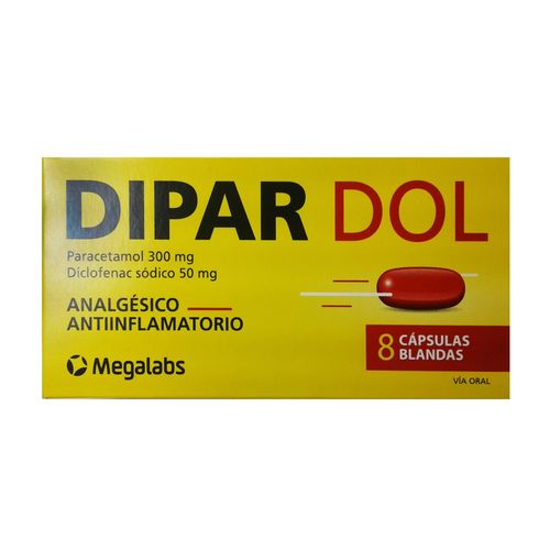 Dipar Dol x 8 Cápsulas Blandas