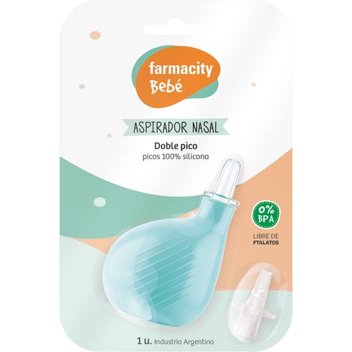 Aspirador Nasal Farmacity Bebé Doble Pico
