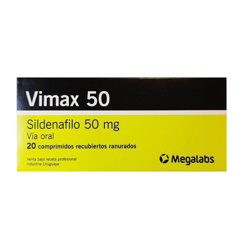 Vimax x 50 mg 20 Comprimidos