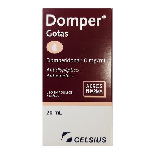 Domperidona x 10 mg 20 Comprimidos