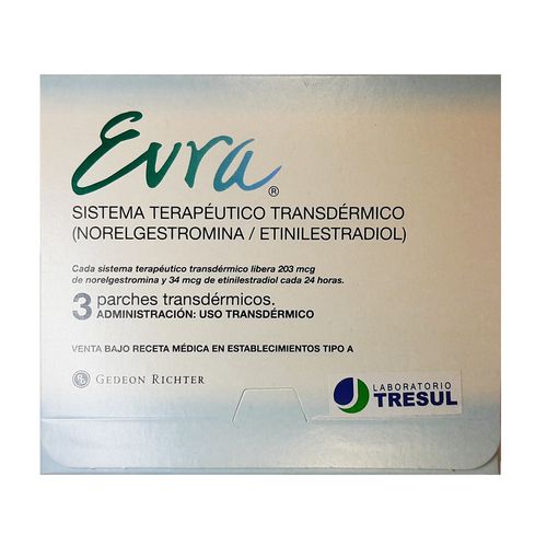 Evra Parches Transdérmicos x 3 un