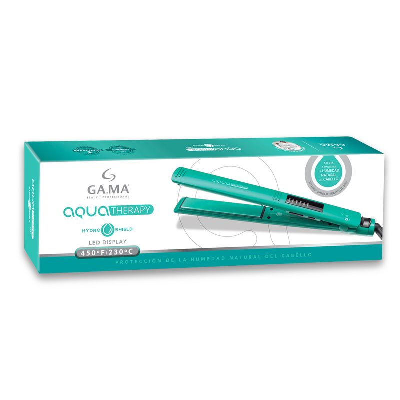 plancha-de-pelo-gama-elegance-led-aqua-therapy