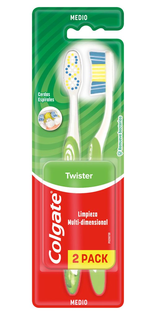 Cepillo Dental Colgate Twister x 2 un