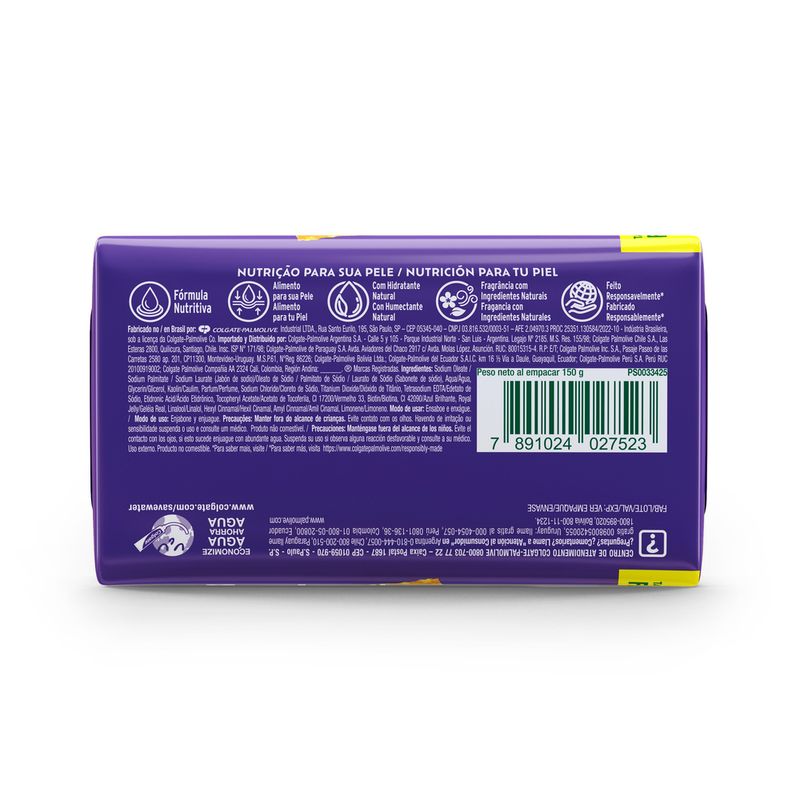 jabonenbarrapalmolivenaturalsnutricionysuavidadx150g