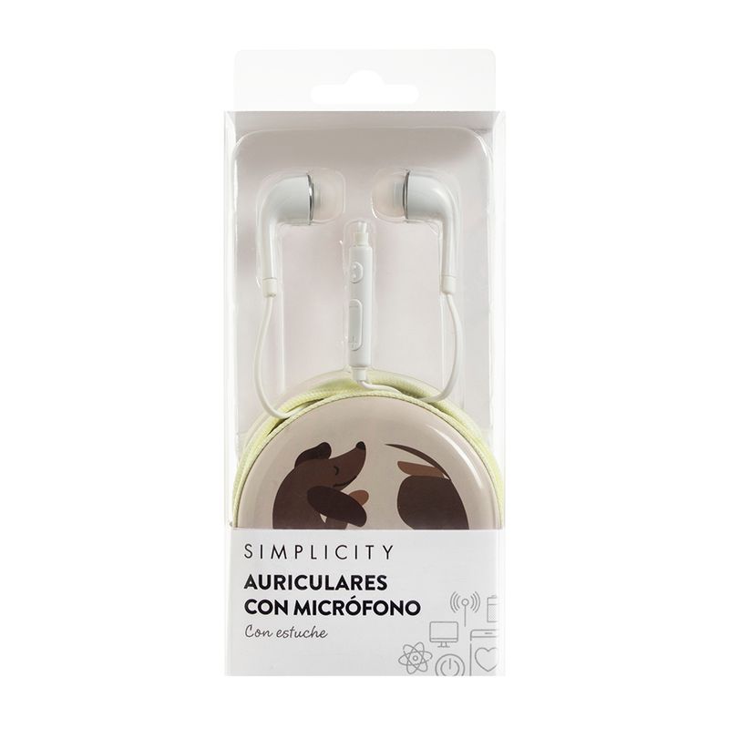 auriculares-simplicity-con-estuche-unicornio