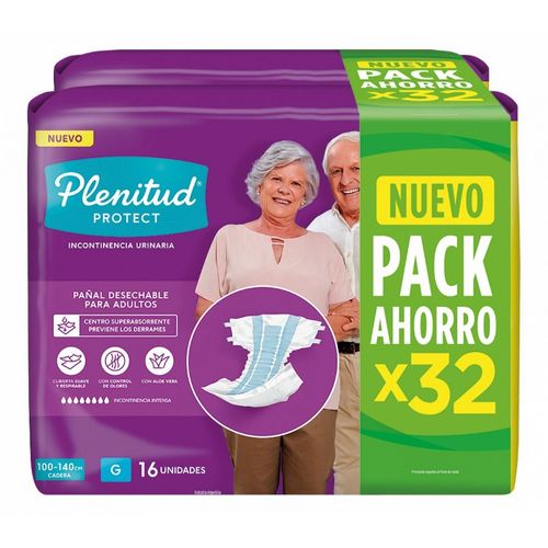 Pañales de Adulto Plenitud Protect G x 32 un