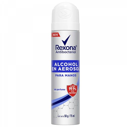 Alcohol en Aerosol Rexona Sin perfume x 75 ml