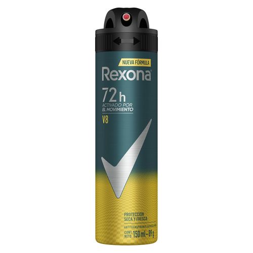 Desodorante Antitranspirante Rexona Men V8 Aerosol x 150 ml