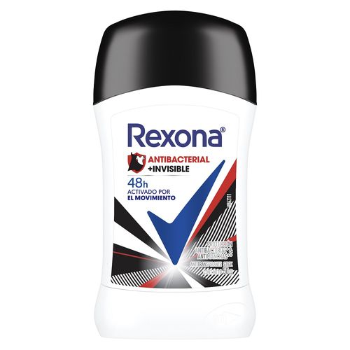 Desodorante Antitranspirante Rexona Invisible Barra x 50 g