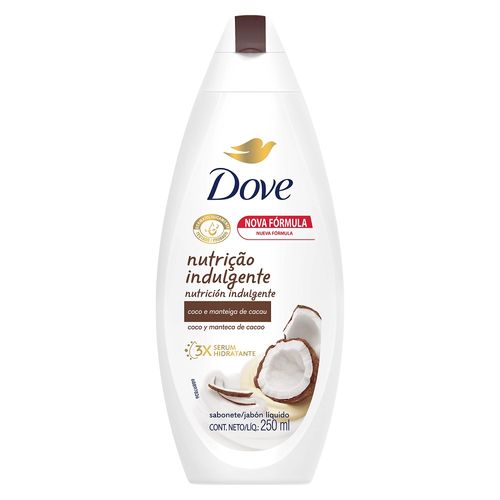 Jabón Líquido Corporal Dove Leche de Coco x 250 ml