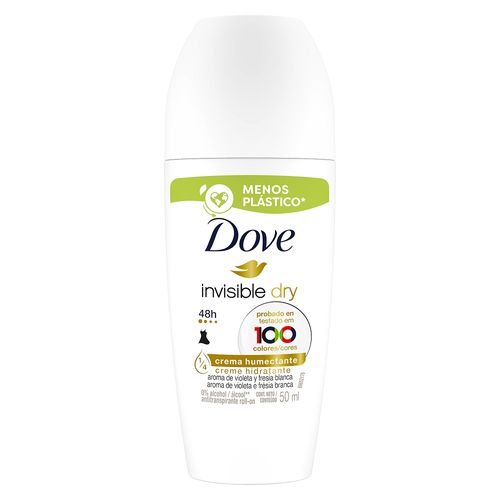 Desodorante Antitranspirante Dove Invisible Dry Roll-On x 50 ml