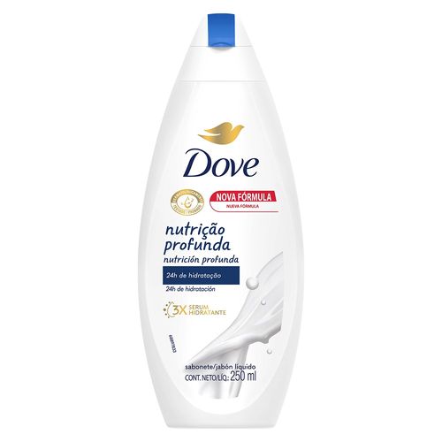 Jabón Líquido Corporal Dove Nutrición Profunda x 250 ml