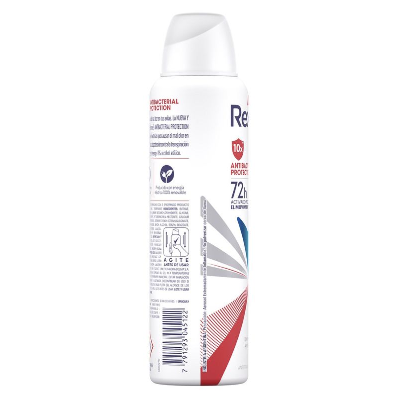 desodoranteantitranspiranterexonaantibacterialprotectionaerosolx150ml