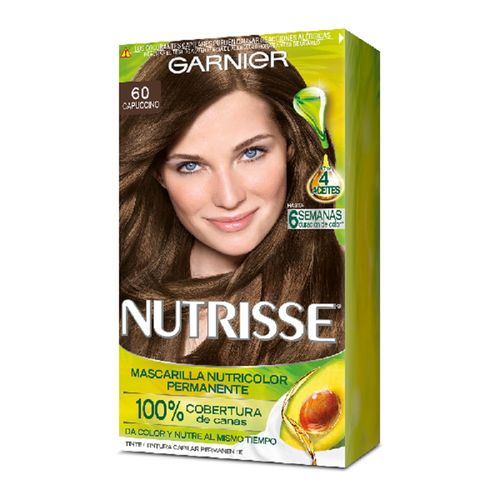 Coloración Permanente Garnier Cor Intensa 60 Capuccino