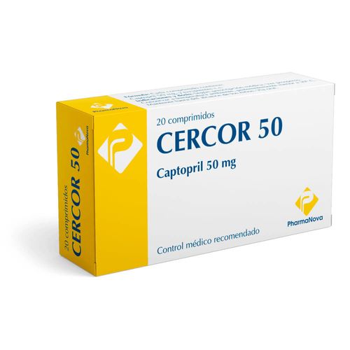 Cercor x 50 mg 20 Comprimidos