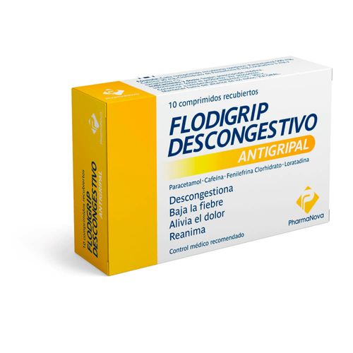 Flodigrip Descongestivo PharmaNova x 10 comp