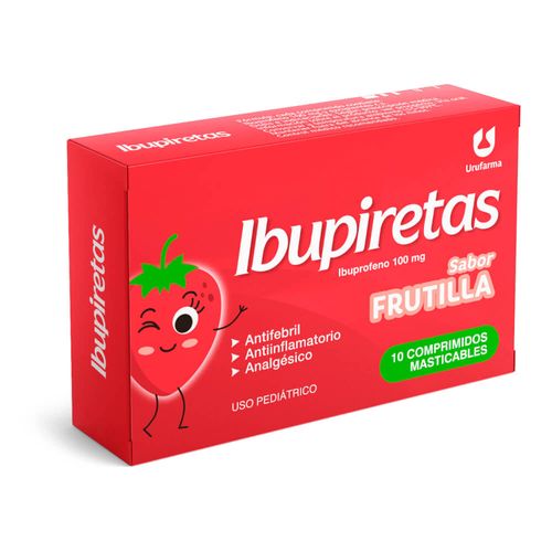 Ibuprofeno Ibupiretas Masticable 10 x comprimidos