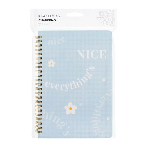 Cuaderno Simplicity Anillado Mediano