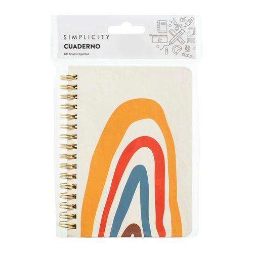 Cuaderno Simplicity Anillado Chico Abstracto