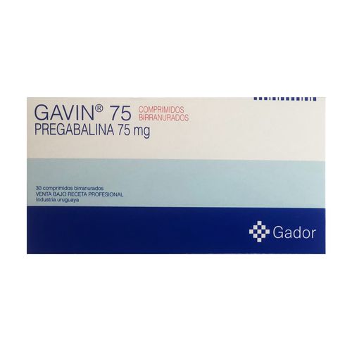 Pregabalina Gavin x 75 mg x 30 comprimidos