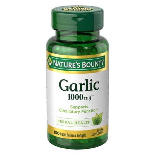 Suplemento Dietario Natures Bounty Garlic Oil x 100 Cápsulas