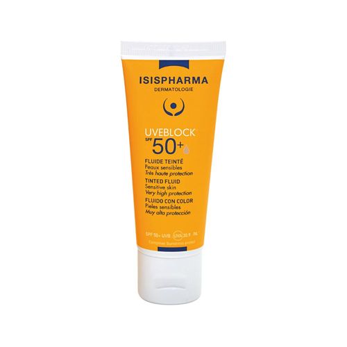 Protector Solar Isispharma Uveblock FPS50+ Fluido Light Color x 40 ml