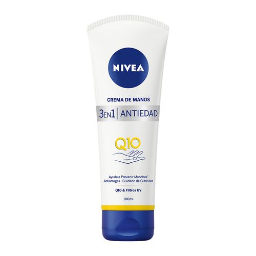 Crema para Manos Nivea Q10 3 en 1 Anti-Edad x 100 ml