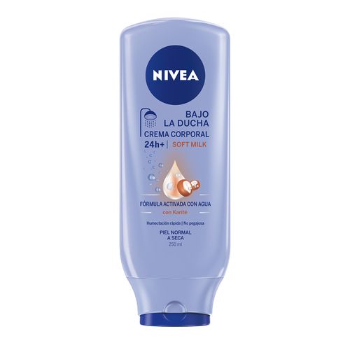 Crema Corporal Nivea Bajo la Ducha Soft Milk x 250 ml