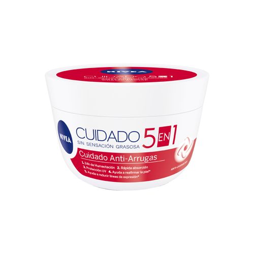 Crema Facial Nivea Cuidado Anti-Arrugas 5 En 1 x 100 ml