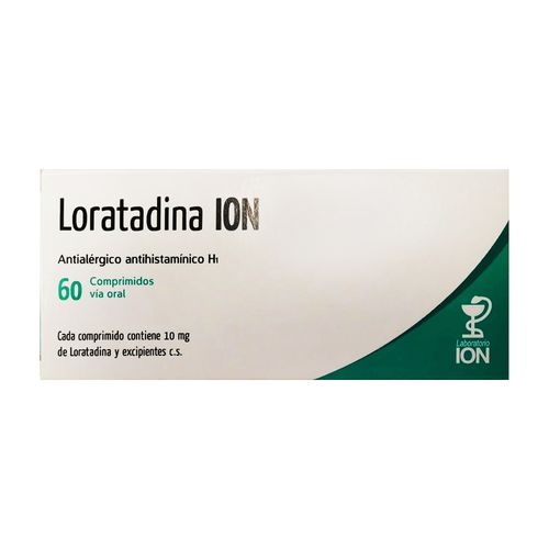 Loratadina ION 10 mg x 60 Comprimidos