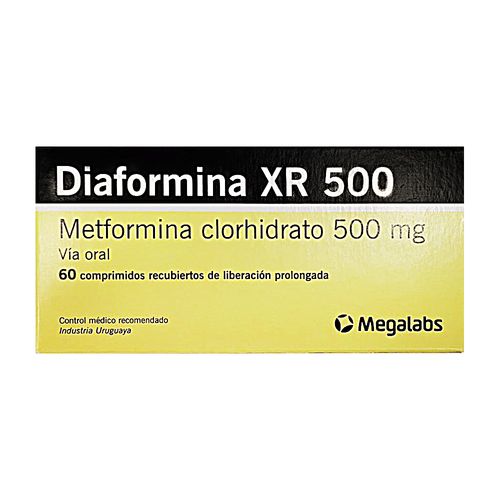 Diaformina XR 500 x 60 Comprimidos