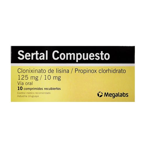 Sertal Compuesto x 10 Comprimidos