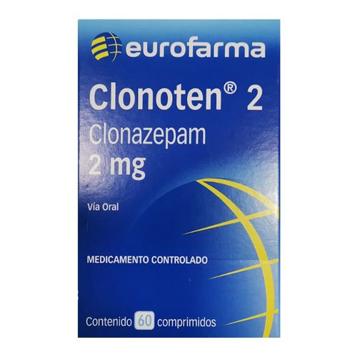 Clonoten 2 mg x 60 comp