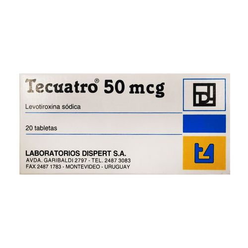 Tecuatro 50 mg x 20 Comprimidos